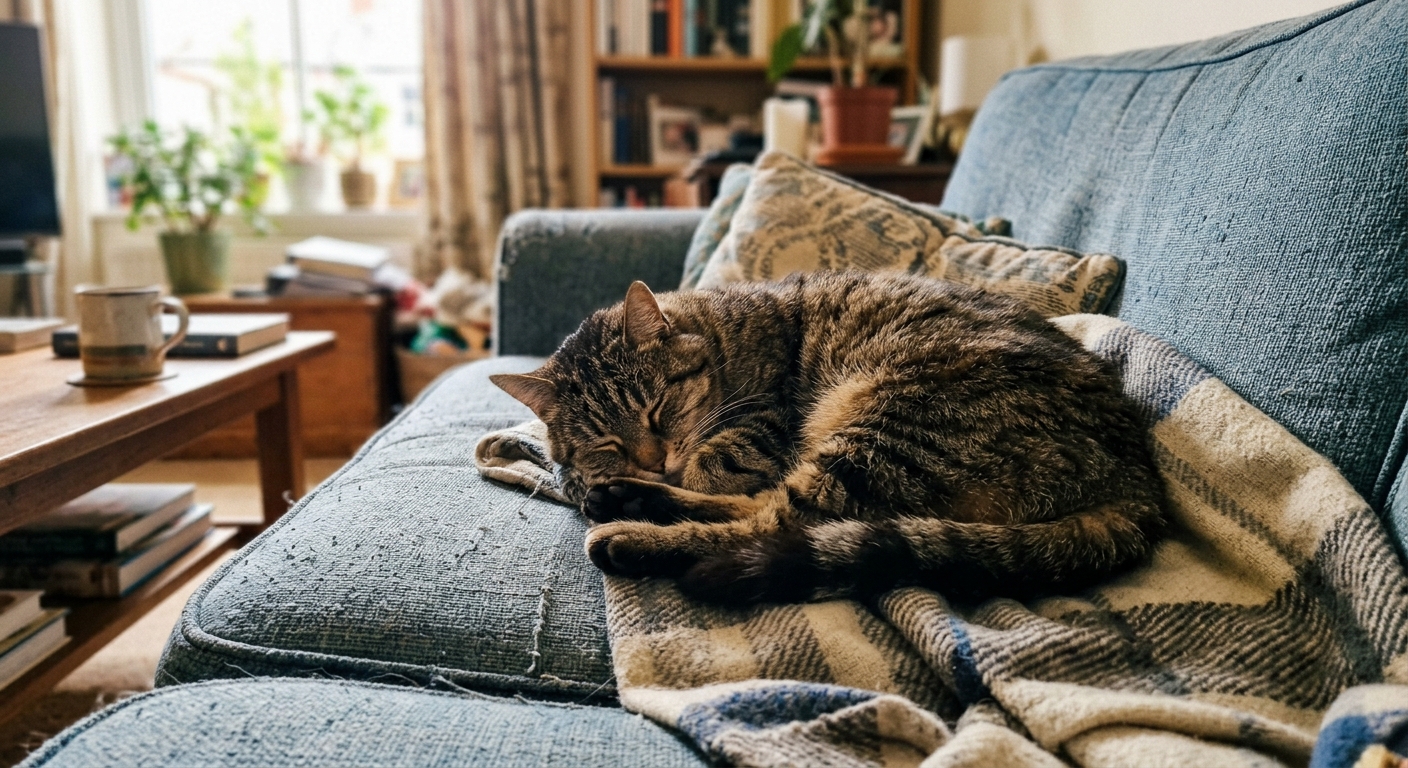 16 歳になった猫の写真